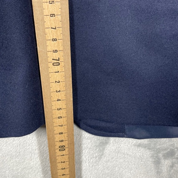 J Crew Thompson University Blazer Navy Blue Wool 42R Men Sport Coat Gold Buttons - Picture 9 of 10